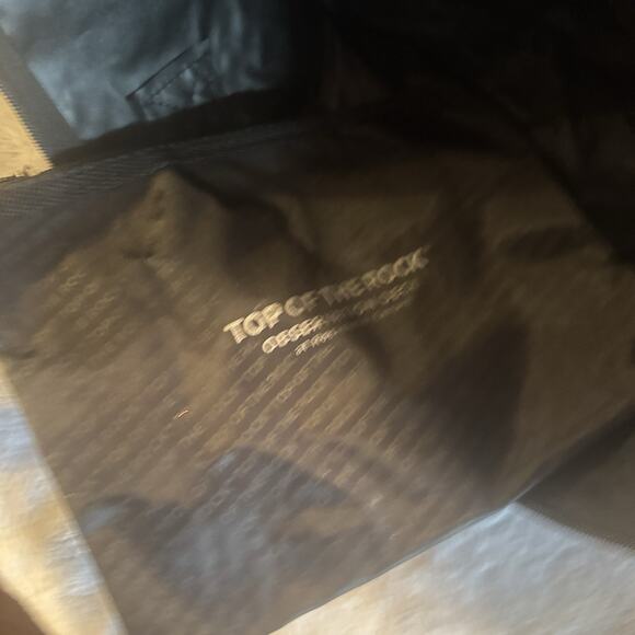 Rockefeller Center Top Of The Rock Tote Bag Large Black Souvenir New York NYC - Picture 5 of 7